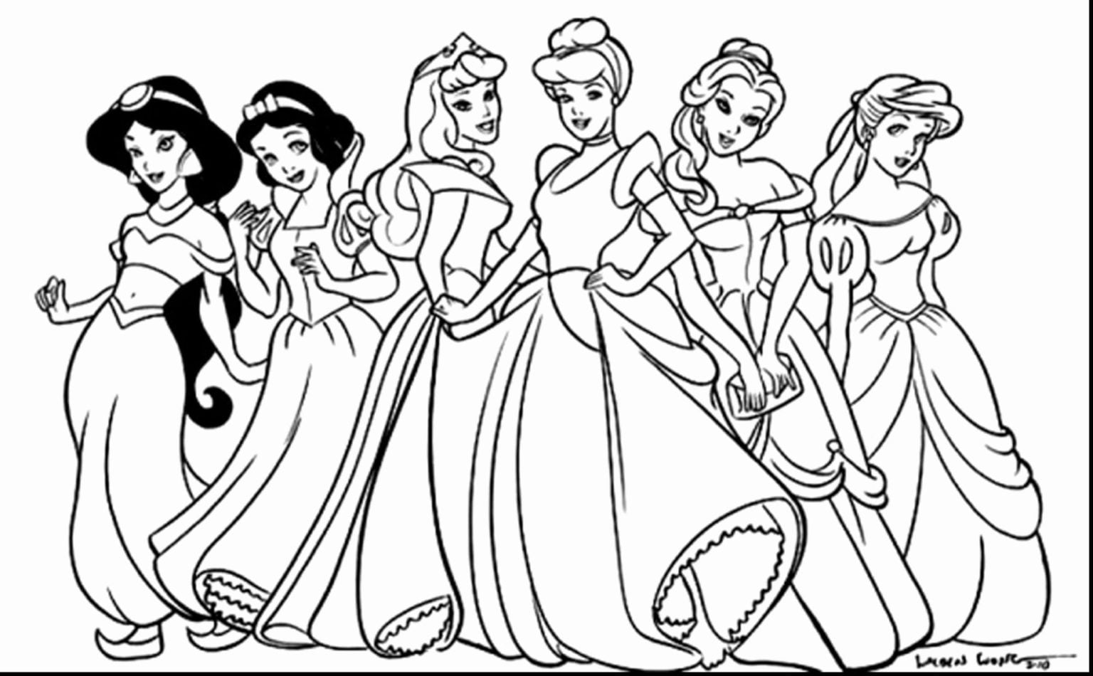 Dibujos de princesas para colorear imágenes disney fáciles