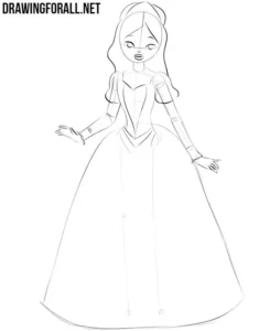 aprende a dibujar una princesa