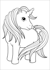 unicornios para colorear e imprimir pdf