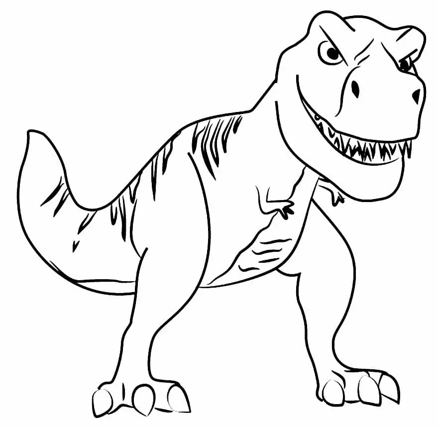 ▷ 75 Dibujos de dinosaurios para colorear ❤️ dibujar imprimir